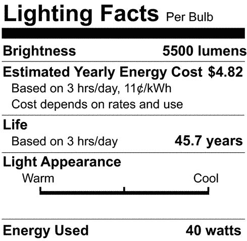 125-Watt Equivalent T8 FA8-Single Pin Daylight Non-Dimmable LED Linear Light Tube, 1-Pack 1 125-Watt Equivalent T8 FA8-Single Pin Daylight Non-Dimmable LED Linear Light Tube, 1-Pack