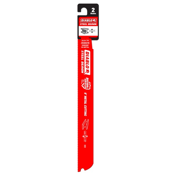 9-Inch Diablo Steel Demon Bi-Metal Reciprocating Saw Blade 2-Pack 1 9-Inch Diablo Steel Demon Bi-Metal Reciprocating Saw Blade 2-Pack