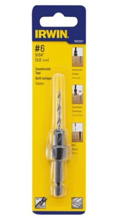 #6 -9/64-Inch Tapered Wood Countersink Drill Bit 2 #6 -9/64-Inch Tapered Wood Countersink Drill Bit