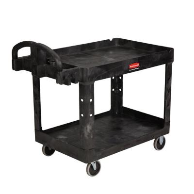 Heavy Duty Utility Cart With Lipped Shelf