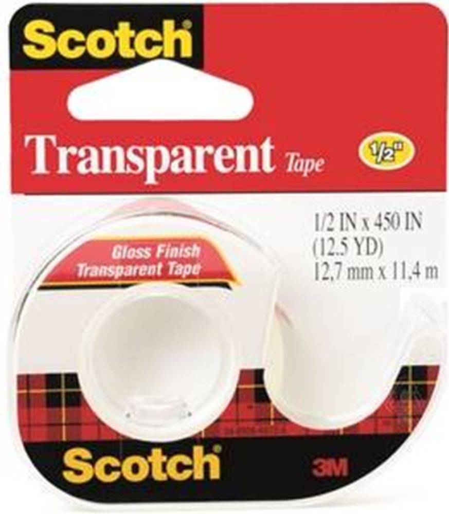 .5-Inch X 450-Inch Transparent Tape