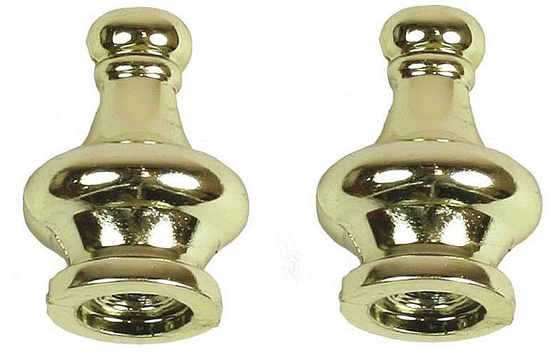 Brass Lamp Pyramid Finial 1-1/4 In
