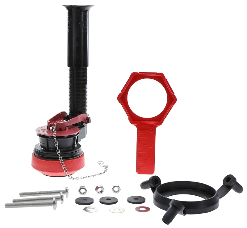 2-Inch Adjustable Flush Valve Toilet Repair Kit With Flapper 8 2-Inch Adjustable Flush Valve Toilet Repair Kit With Flapper