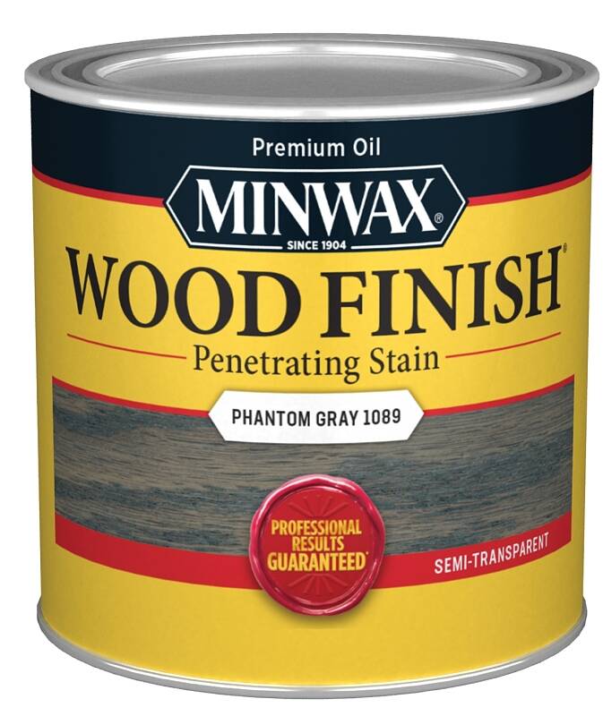 1/2 pint Phantom Gray Wood Finish Stain 1 1/2 pint Phantom Gray Wood Finish Stain