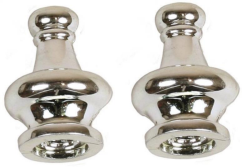 Nickel Lamp Pyramid Finial 1-1/4 In