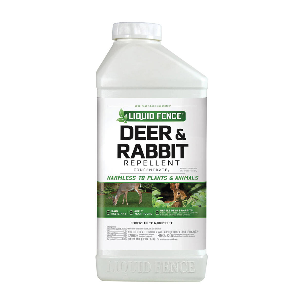 10,000-Sq. Ft. Coverage Area Deer And Rabbit Repellent Concentrate 1 10,000-Sq. Ft. Coverage Area Deer And Rabbit Repellent Concentrate