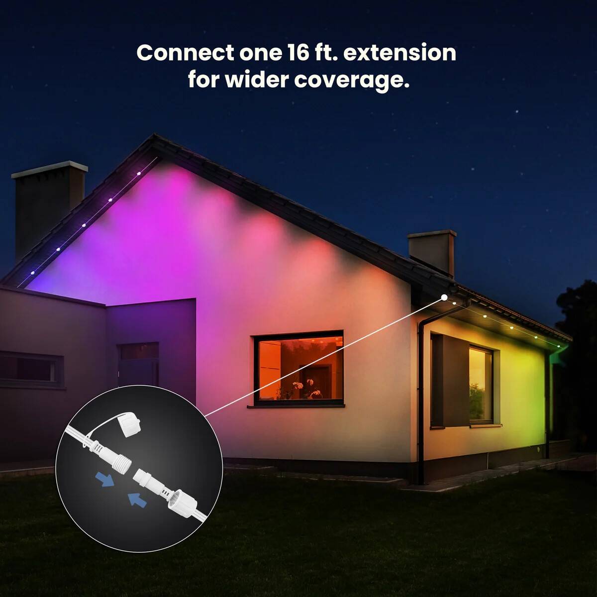 16-Foot Smart Chasing Permanent Light 5 16-Foot Smart Chasing Permanent Light