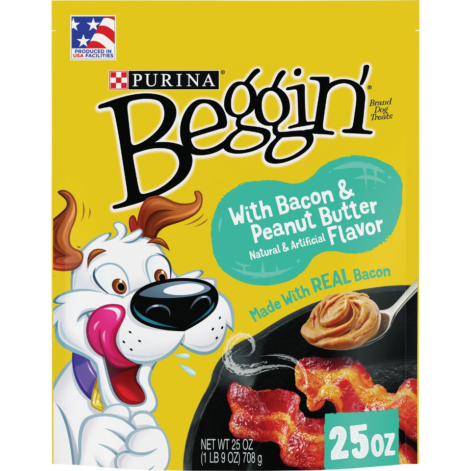 25-Ounce Beggin' Strips Bacon & Peanut Butter Dog Treat