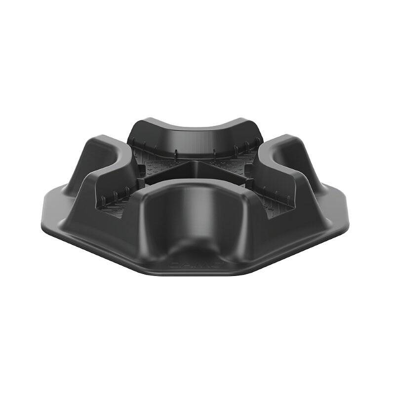 15.75-Inch X 3.5-Inch Black Polypropylene Deck Block 4 15.75-Inch X 3.5-Inch Black Polypropylene Deck Block