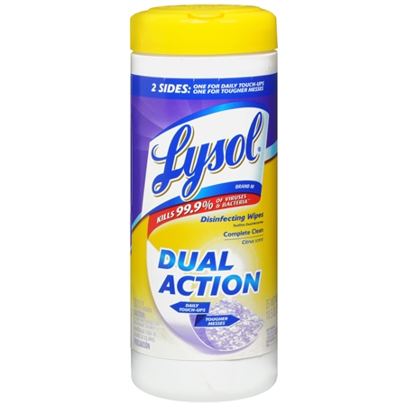 Lysol Dual Action Disinfecting Wipe 35 Count 1 Lysol Dual Action Disinfecting Wipe 35 Count