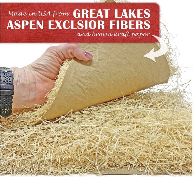 13-Inch X 13-Inch Wood Fiber Nest Box Pad, 5-Pack