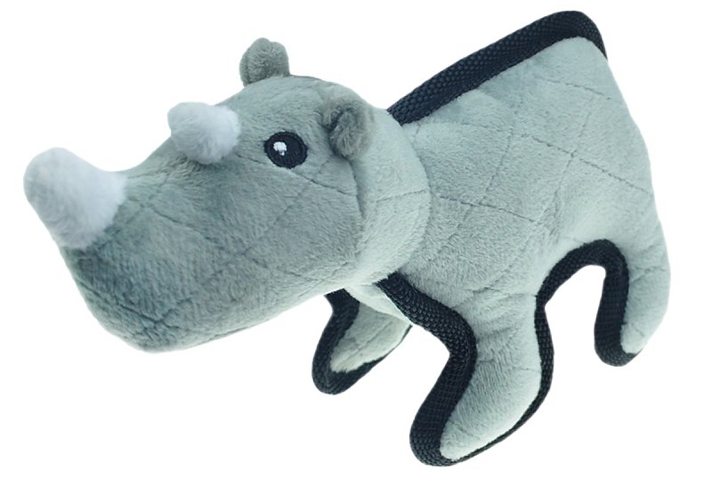Tuffimals Large Rhino Dog Toy 1 Tuffimals Large Rhino Dog Toy
