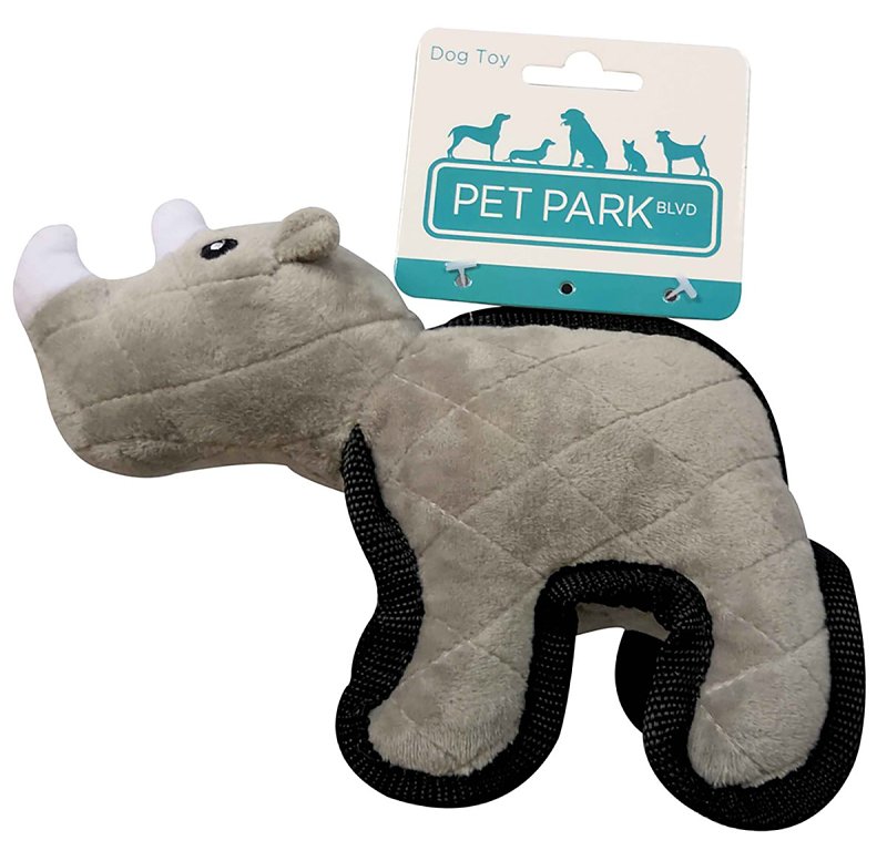 Tuffimals Large Rhino Dog Toy 2 Tuffimals Large Rhino Dog Toy
