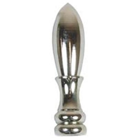 2-Inch Nickel Lamp Tapped Bullet Finial