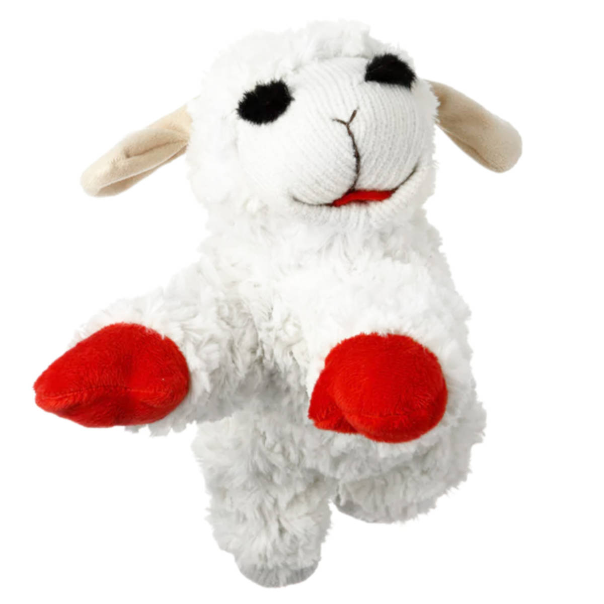 10-1/2-Inch Lamb Chop Plush Dog Toy