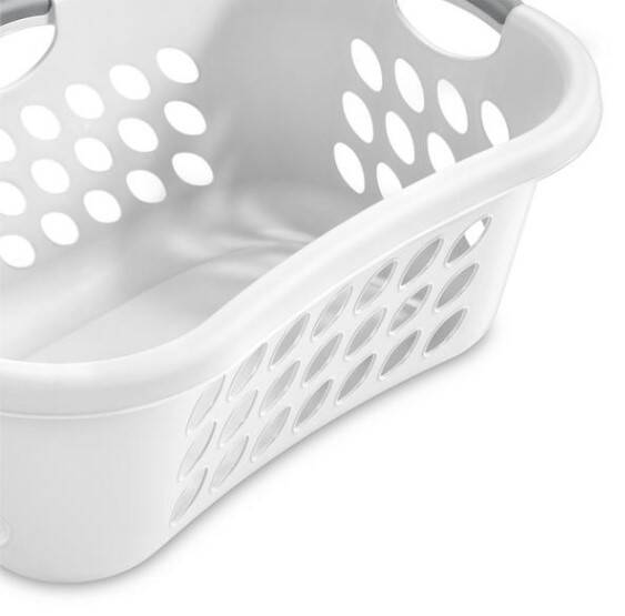 Bushel Ultra™ HipHold Laundry Basket White 1 Bushel Ultra™ HipHold Laundry Basket White
