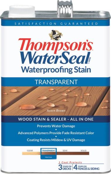 Stain Waterproof Transparent Wl Cedar 1 Gal 1 Stain Waterproof Transparent Wl Cedar 1 Gal