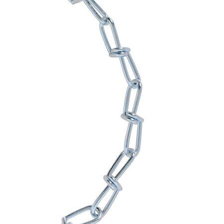 #1 Trade Size X 20-Foot Length Electro Galvanized Double Loop Chain