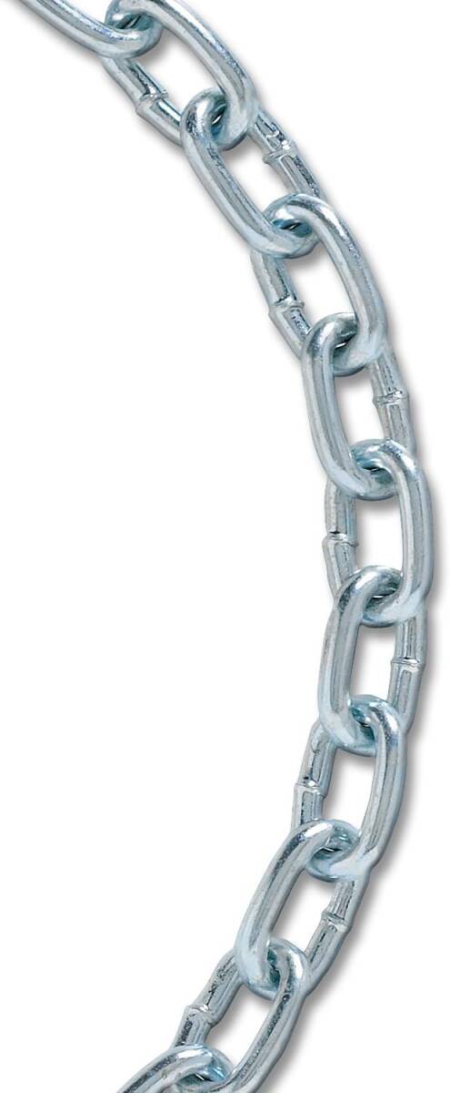 #2 Trade Size X 20-Foot Length Electro Galvanized Machine Straight Chain