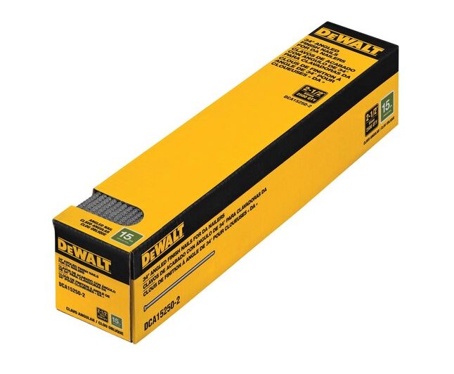 2-Inch 15-Gauge Steel DA Angled Finish Nails, 2500-Pack 2 2-Inch 15-Gauge Steel DA Angled Finish Nails, 2500-Pack