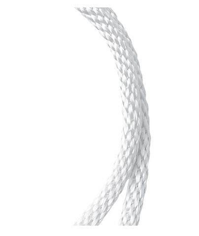 3/8-Inch Diameter White Nylon Solid Braid Rope, Per Foot