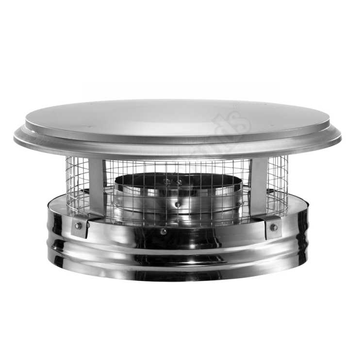 6 in DuraPlus Chimney Cap With Spark Arrestor
