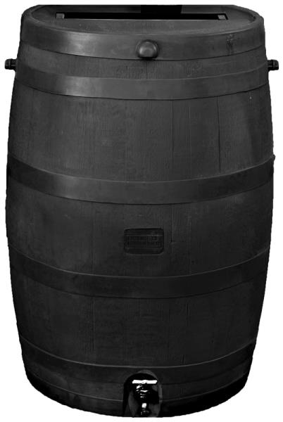 50-Gallon Rain Barrel With Spigot
