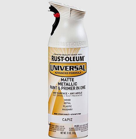Universal® 11-Ounce Capiz Matte Metallic Paint And Primer In One 2 Universal® 11-Ounce Capiz Matte Metallic Paint And Primer In One