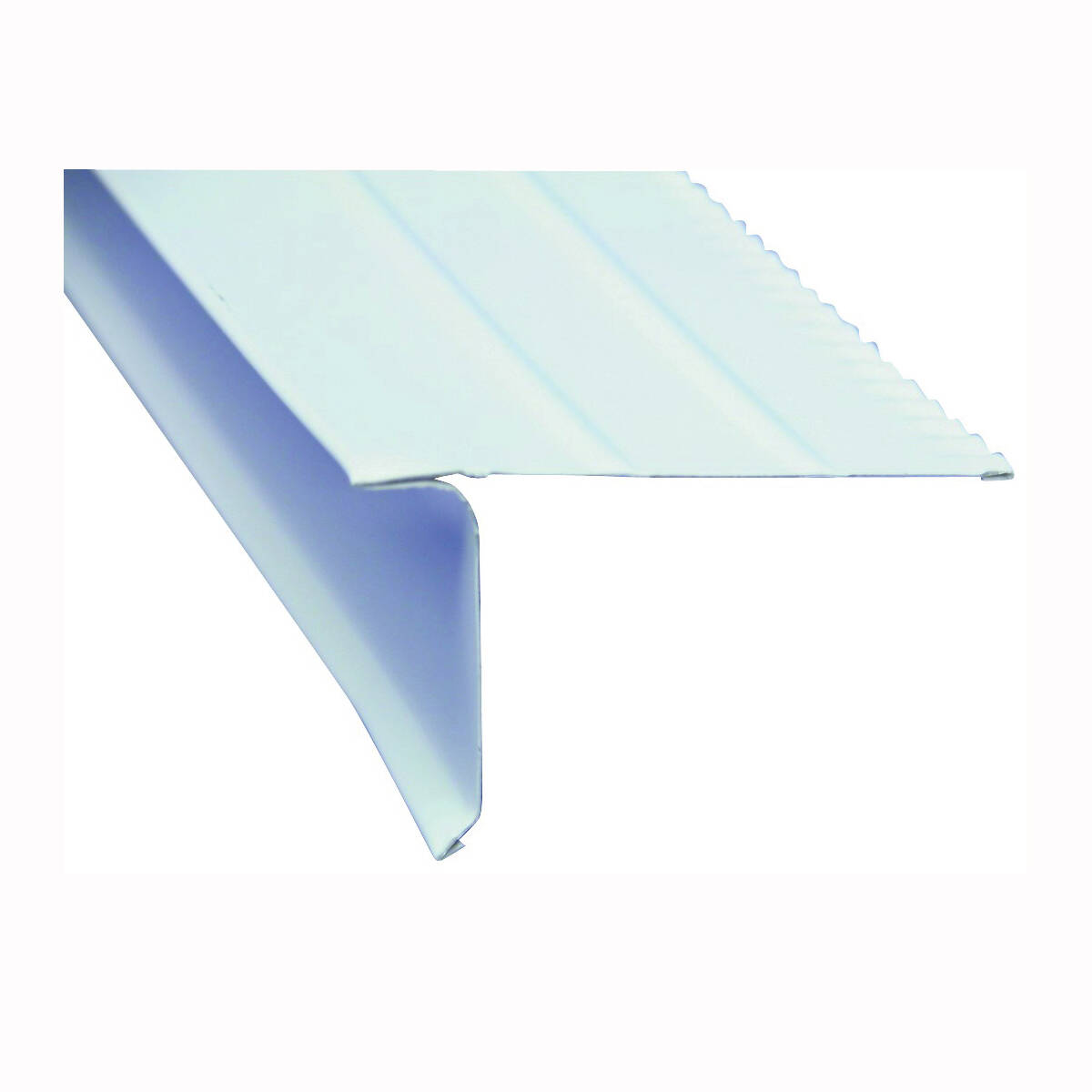 Roof Edge, 10 Ft L, Aluminum, White 1 Roof Edge, 10 Ft L, Aluminum, White