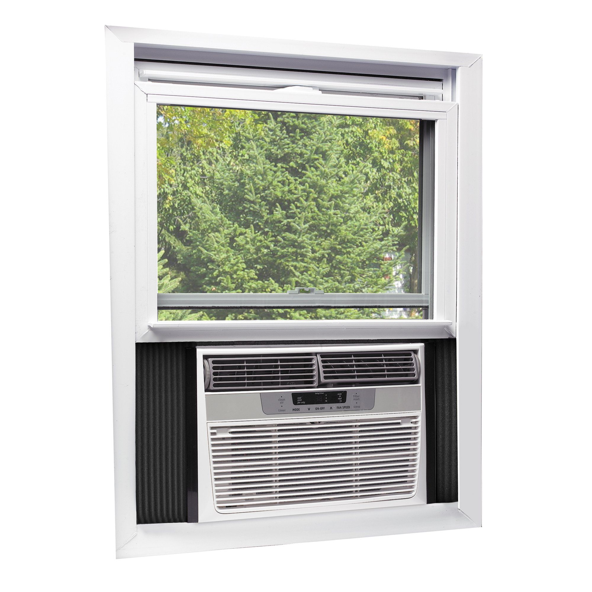18-Inch X 9-Inch Foam Air Conditioner Side Insulation Panel, 2-Pack 6 18-Inch X 9-Inch Foam Air Conditioner Side Insulation Panel, 2-Pack