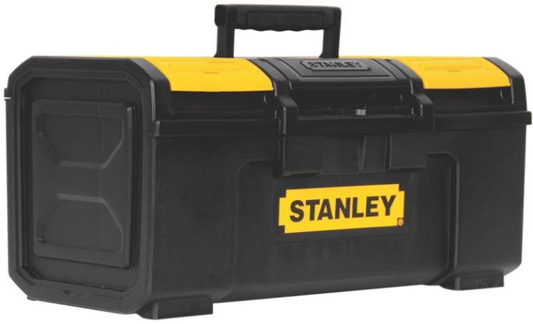 19-Inch Black Plastic Tool Box