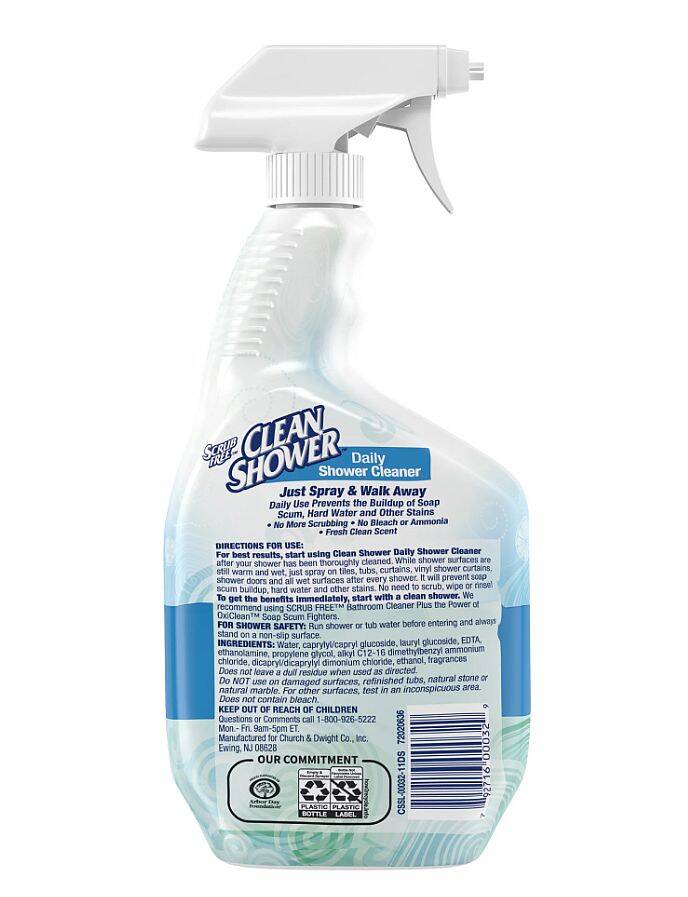 32-Fl. Oz. Clean Shower® Fresh Clean Scent Daily Shower Cleaner 1 32-Fl. Oz. Clean Shower® Fresh Clean Scent Daily Shower Cleaner