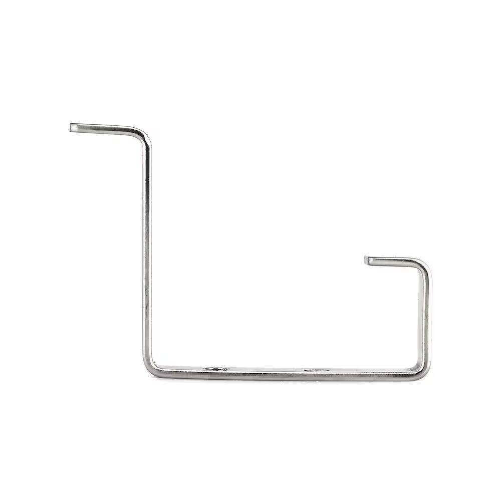 4-3/8-inch Brushed Nickel Utility Metal Coat Hook 1 4-3/8-inch Brushed Nickel Utility Metal Coat Hook