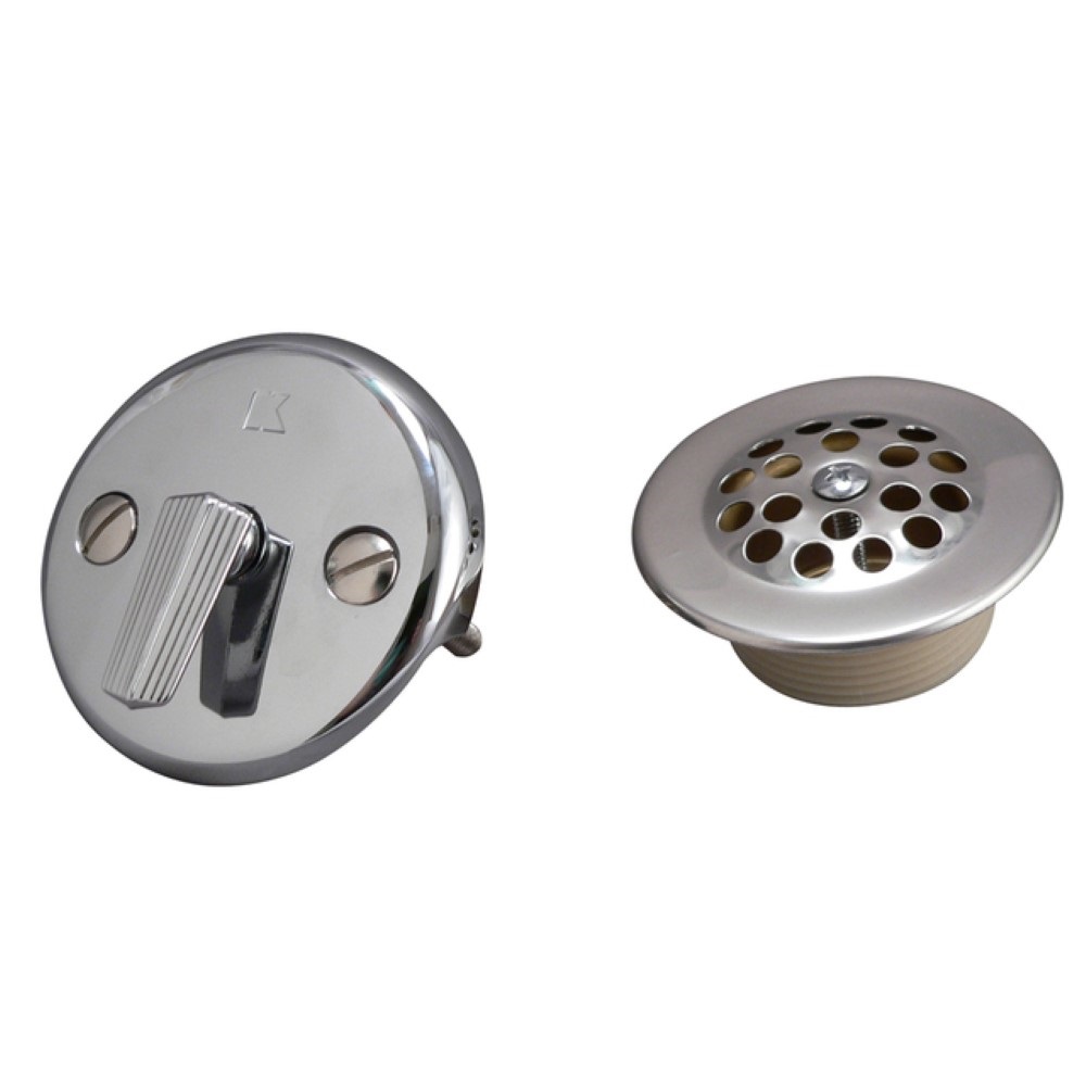 Trip Lever Trim Kit, Metal, Polished Chrome, For 1-3/8 Or 1-1/2-Inch Bath Drain