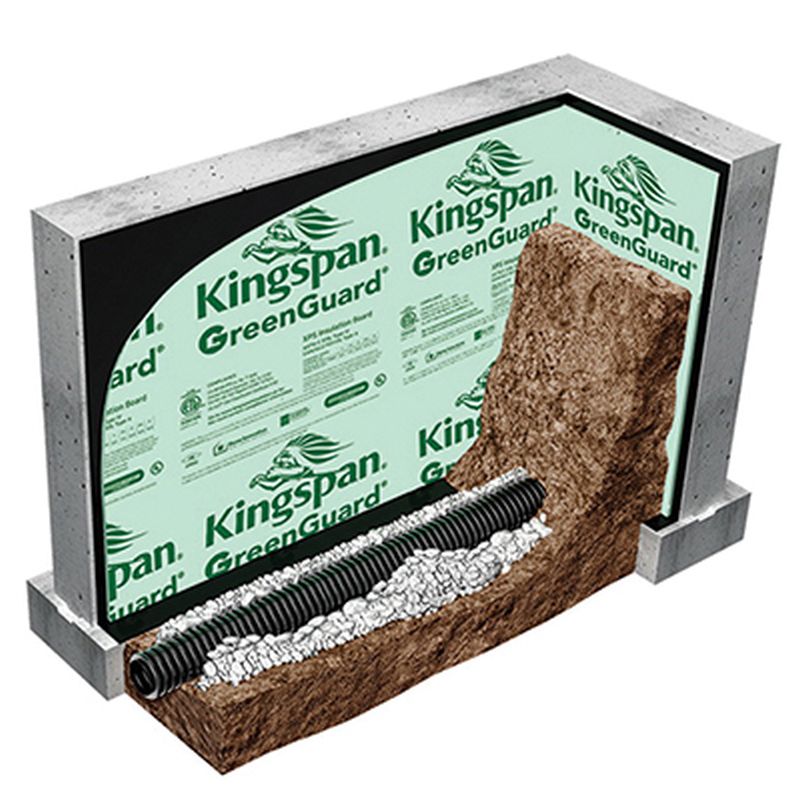 GreenGuard 1-1/2-Inch x 4 x 8-Foot Square Edge Extruded Polystyrene Foam Insulation