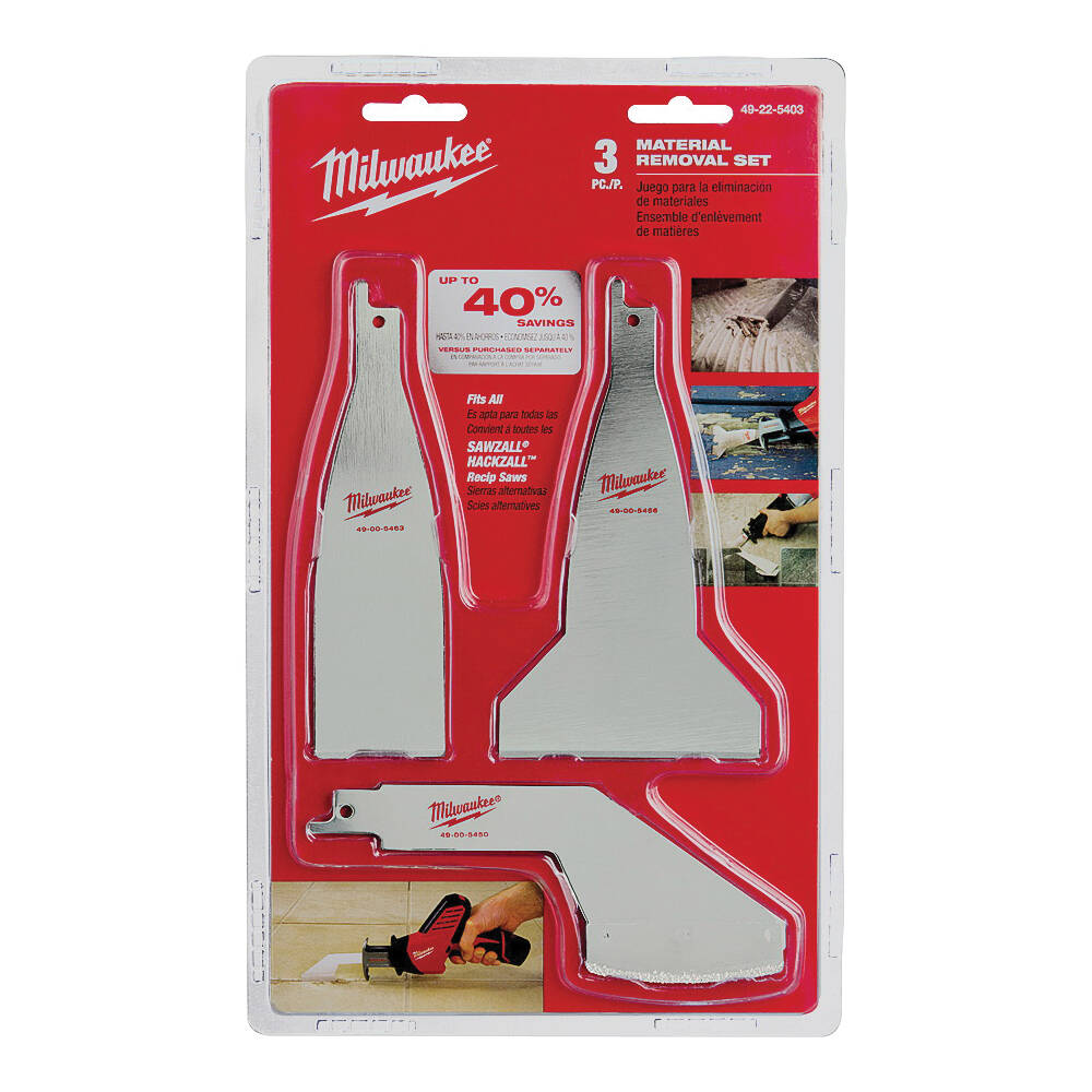 Sawzall Material Removal Blade Set, Carbide 1 Sawzall Material Removal Blade Set, Carbide