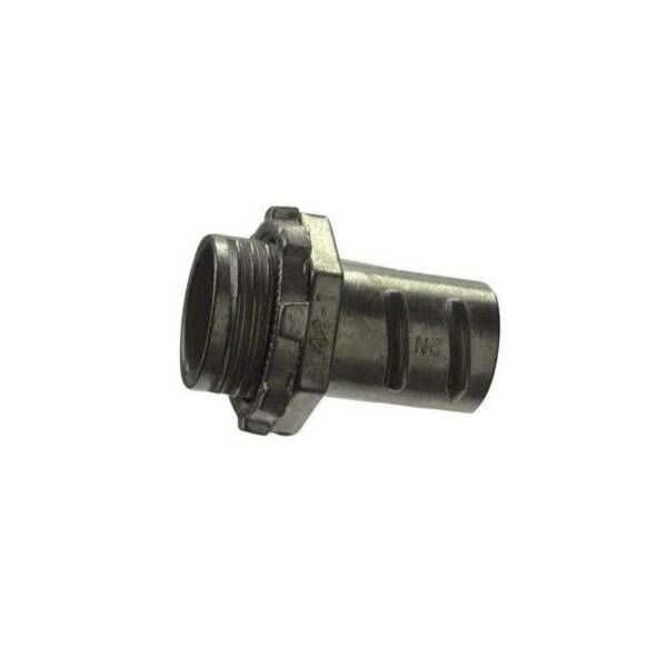 Conduit Connector, 3/4 in Screw, Zinc