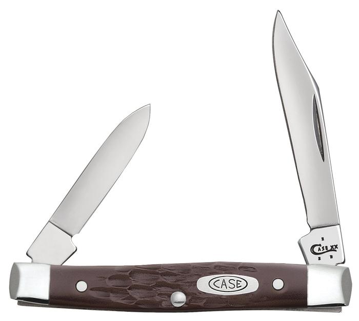 Brown Synthetic Small Pen Pocket Knife