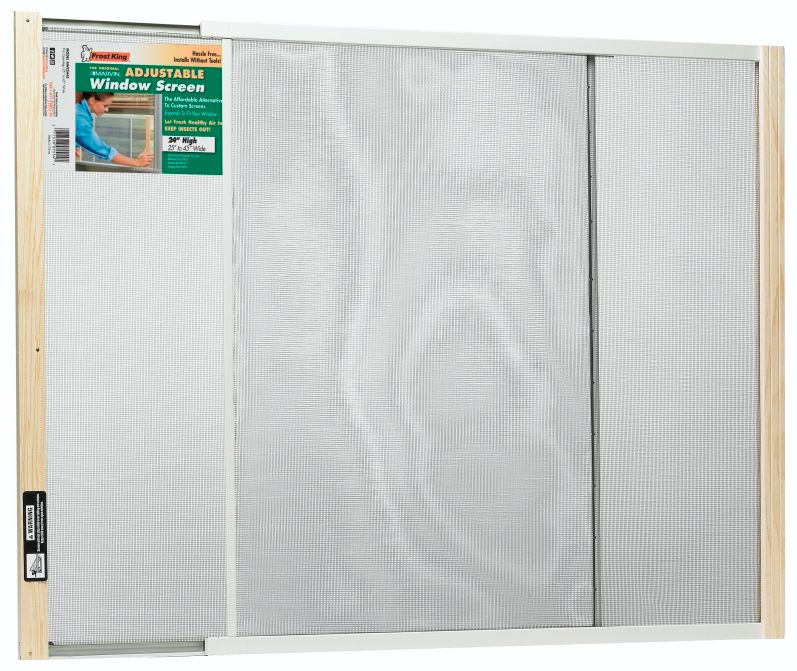 24-Inch High Adjustable Window Screen, 25 to 45-Inch Wide 3 24-Inch High Adjustable Window Screen, 25 to 45-Inch Wide