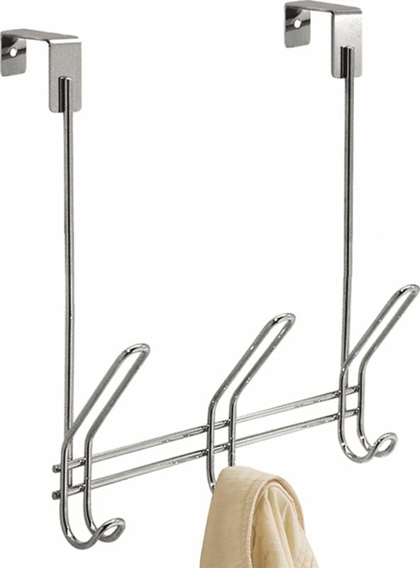 10-3/4-Inch x 4-1/2-Inch Chrome Over The Rod Hook