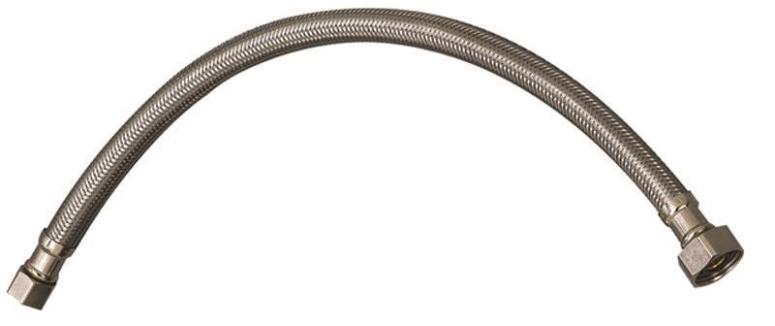 3/8 x 1/2 x 12-Inch Faucet Supply Tube