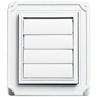 4-Inch White Scallop Exhaust Vent