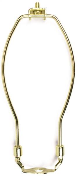 Detachable Lamp Harp 8 In Long X 3-3/4 In Wide Polished Brass