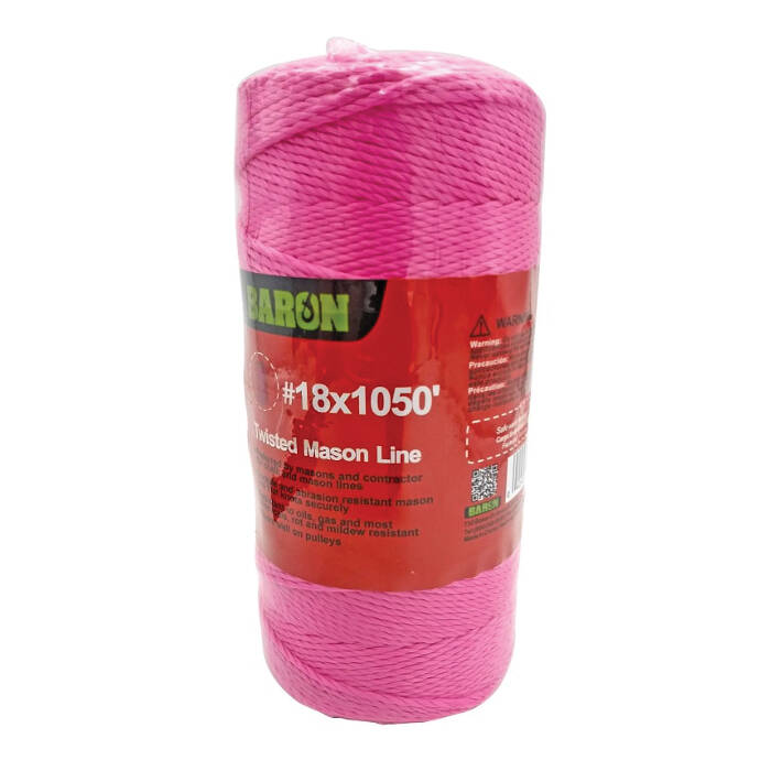 #18 X 1050-Foot Pink Mason Line