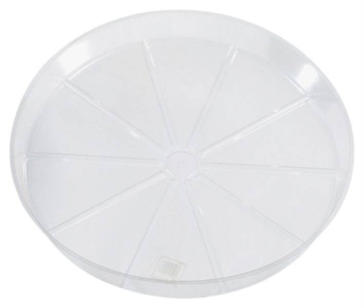 10-Inch Clear Plastic Planter Saucer