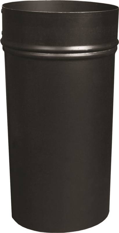 6 x 12-Inch Black Large End Stove Pipe Slip Joint 1 6 x 12-Inch Black Large End Stove Pipe Slip Joint
