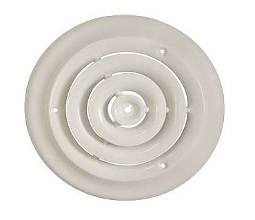 6-Inch White Round Ceiling Diffuser