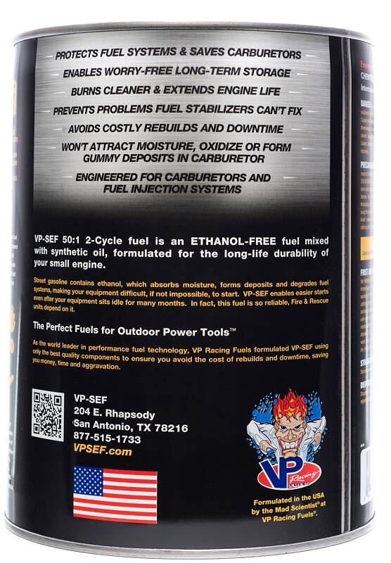 5-Gallon Pail Pre-Mixed Small Engine Fuel 50:1 2 5-Gallon Pail Pre-Mixed Small Engine Fuel 50:1
