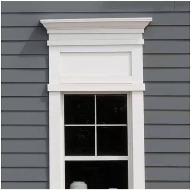 1-Inch X 8-Inch X 8-Foot White PVC Trim 4 1-Inch X 8-Inch X 8-Foot White PVC Trim