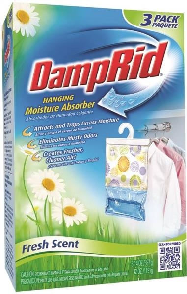 Fresh Scent Hanging Moisture Absorber 14 Oz 3-Pack 1 Fresh Scent Hanging Moisture Absorber 14 Oz 3-Pack